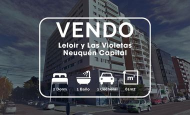Venta: Departamento 2 dormitorios con cochera - Leloir y Las Violetas - Neuquén Capital
