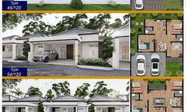 RUMAH TYPE 45 DI JUAL DI JL DELIMA PANAM