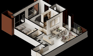 Departamento moderno en Venta al Nte de Aguascalientes