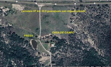RANCHO EN VENTA DOLORES HIDALGO IDEAL PARA HOSPITAL CASA DE RETIRO