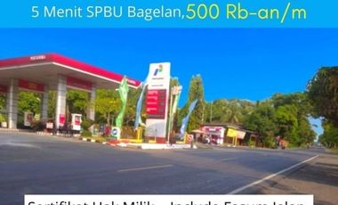 Tanah Dijual Ketangi Fasum Jalan Row 5 Meter Jalan Nasional