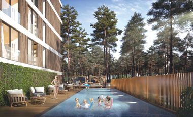 Monoambiente en Venta en Pinamar con Piscina, Sum con parrilla, Gimnasio y Sauna