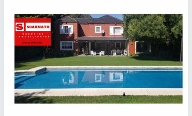 Alquiler de Casa  Amoblada 6amb En Echeverria del lago- Canning