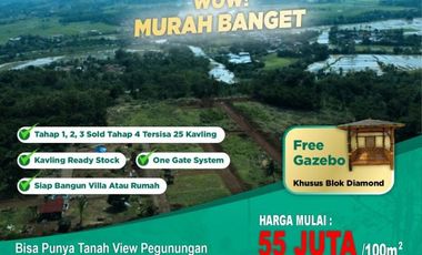 Tanah kavling dijual Nuansa Alam 4 Tanjungsari Bogor Timur