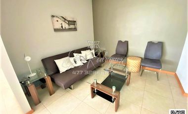 DEPARTAMENTO EN RENTA León,Gto; TORRE CUMBRES, JUNTO AL TEC. DE MTY, AMUEBLADO