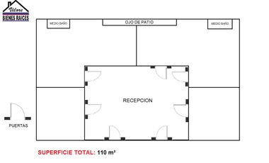 Oficina de 55 m² con 2 privados y recepcion en Fracc. Reforma. Puede ampliarse