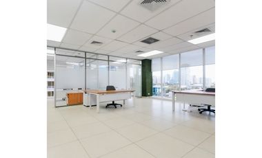 Se Alquila Oficina Amoblada122 Mts Obarrio P.7 USD$1,800,00+itbms