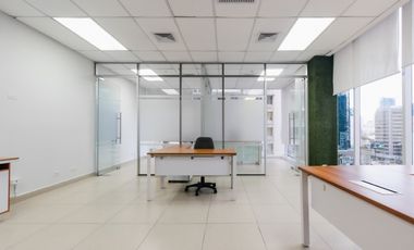 Se Alquila Oficina Amoblada122 Mts Obarrio P.7 USD$1,800,00+itbms