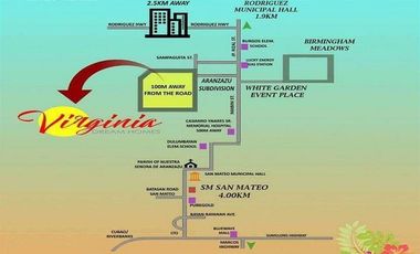 House and Lot For Sale in Montalban Rizal Virginia dream Homes