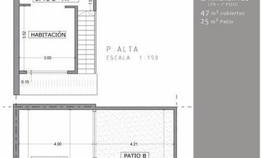VENTA - Depto 2 ambientes tipo duplex c/ patio s/ Pelegrini frente a la Trinidad - U$D 95.000!!!