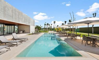 Casa al norte de la ciudad en Privada residencial, 3 habitaciones, Cholul