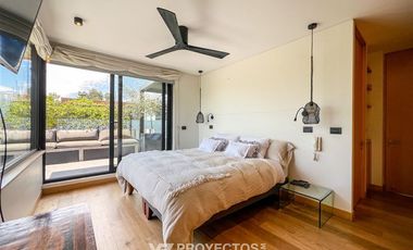 Penthouse en venta de 1 dorm. en Vitacura (Jardín del Este)