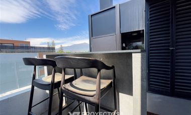 Penthouse en venta de 1 dorm. en Vitacura (Jardín del Este)