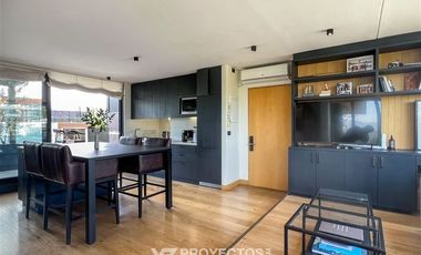 Penthouse en venta de 1 dorm. en Vitacura (Jardín del Este)