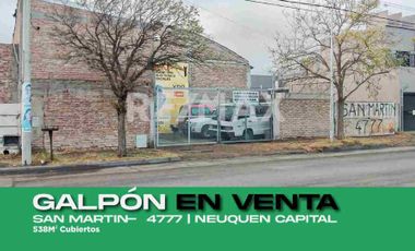 Venta - Galpon en calle San Martin - Neuquen Cap.