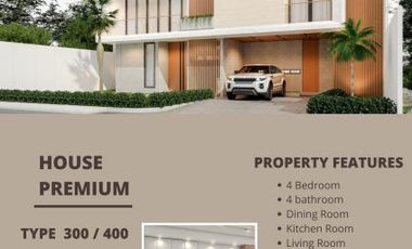 rumah premium di jual dengan inteior di komppemda