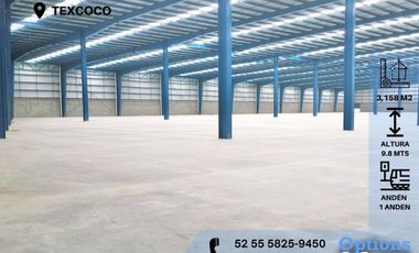 Warehouse opportunity in Texcoco for rent