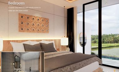 CLUSTER VILLA VIEW SAWAH LOKASI STRATEGIS DI UBUD