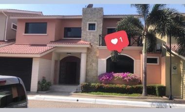 ALQUILO AMPLIA CASA DE 3 DORMITORIOS AMOBLADA - SAMBORONDON