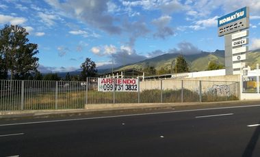 ARRIENDO TERRENO COMERCIAL EN PIFO CON FRENTE A LA E35