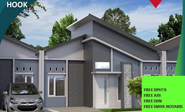 Jual Rumah Malang 2KT Tipe 25/107 Posisi Hook, Bisa Inhouse Tanpa Bank