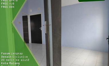 Jual Rumah Malang Free Biaya 2KT Tipe 25/107 Hook View Katu