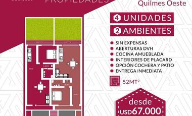 Departamento en venta en Quilmes Oeste