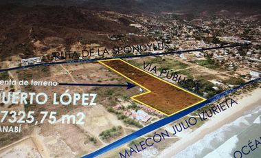 Terreno en Venta en Puerto Lopez