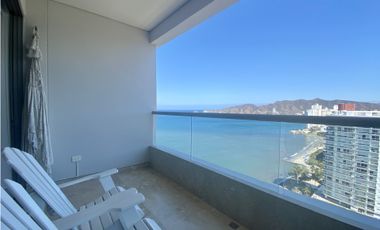 Venta apartamento con vista al mar en Playa Salguero en Santa Marta