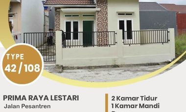rumah siap huni di bukit barisan type 42 harga murah