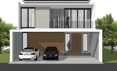 DIJUAL RUMAH MEWAH 2 LANTAI TYPE 200-180 JL.MELATI INDAH