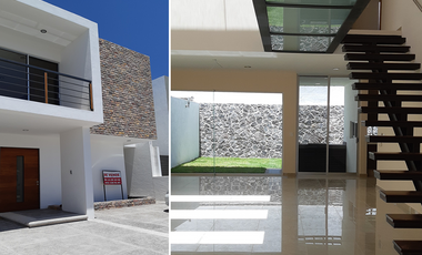 Preciosa Residencia en Lomas de Juriquilla, DOBLE ALTURA, Jardín, 3 Recámaras..