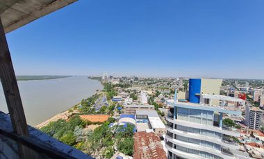 EN VENTA Depto 2 dormitorios vista al río c/ balcón -  barrio Arroyito, Rosario
