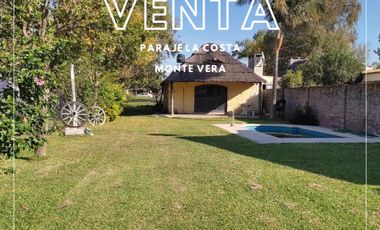 Casa quinta en venta ubicada en Paraje La Costa de Monte Vera