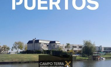 Lote venta laguna de 1300 m2 ubicado en Puertos Amarras 1