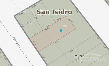 Terreno/ lote en venta San Isidro