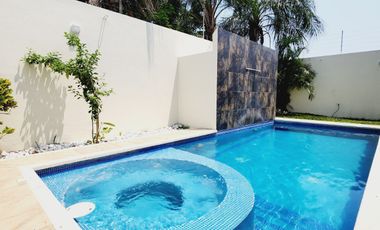 Casa en Venta Con opcion recámara planta baja, alberca, jacuzzi Fracc LAS PALMAS