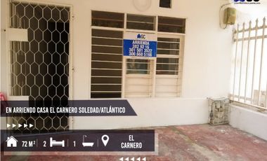 EN ARRIENDO CASA | EL CARNERO SOLEDAD / ATLNTICO