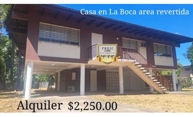 Alquiler Exclusiva Casa en La Boca (Ancon ) (KF)