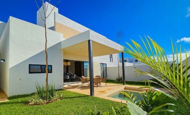 Casa residencial de 3 rec en privada al norte de Mérida