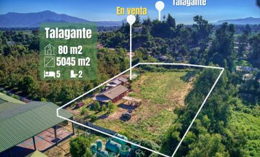 Parcela en venta exelente ubicación en el sector de Lonquén, Talagante.