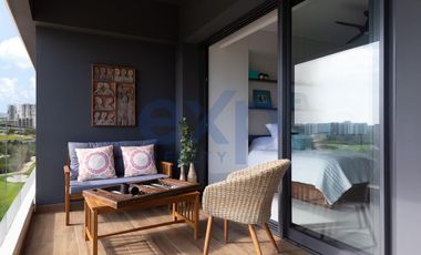 Se vende departamento penthouse en piso 20 condominio ecolgico con vista al mar y campo de golf en la zona de lujo de Puerto Cancn.