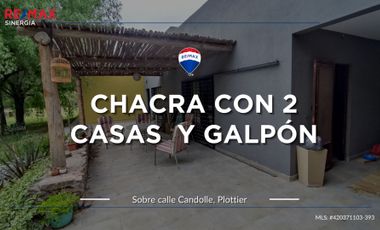 CHACRA CON 2 CASAS Y GALPÓN | PLOTTIER