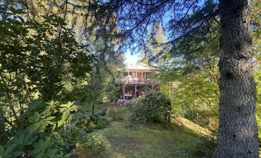 Casa vista panorámica al lago Ranco y su entorno