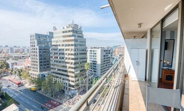 Departamento en venta con vista despejada, orientación Oriente, cercano a Metro Manuel Montt
