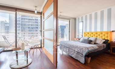 Departamento en venta con vista despejada, orientación Oriente, cercano a Metro Manuel Montt