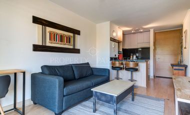 Luminoso departamento en barrio residencial a pasos de Metro Los Leones, Providencia