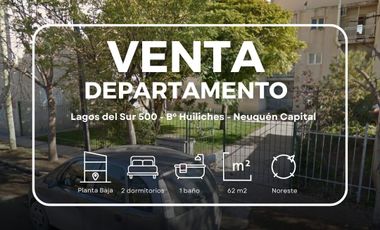 Vendo Dpto 2 Dormitorios en Planta Baja - Barrio Huiliches - Neuquén Capital