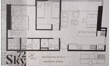 Venta Apartamento Sky 72 Medellín