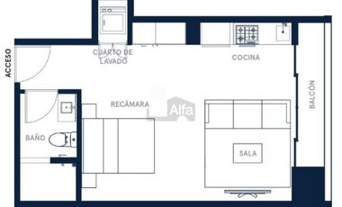 Departamentos y Estudios en Renta - Roma Norte
